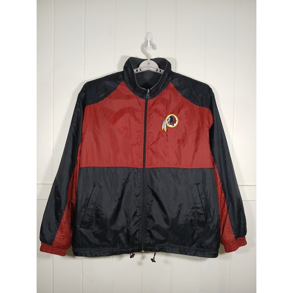 VTG 90s Washington Redskins REVERSIBLE NFL Jacket G-III Carl Banks Men's Large - Picture 15 of 16